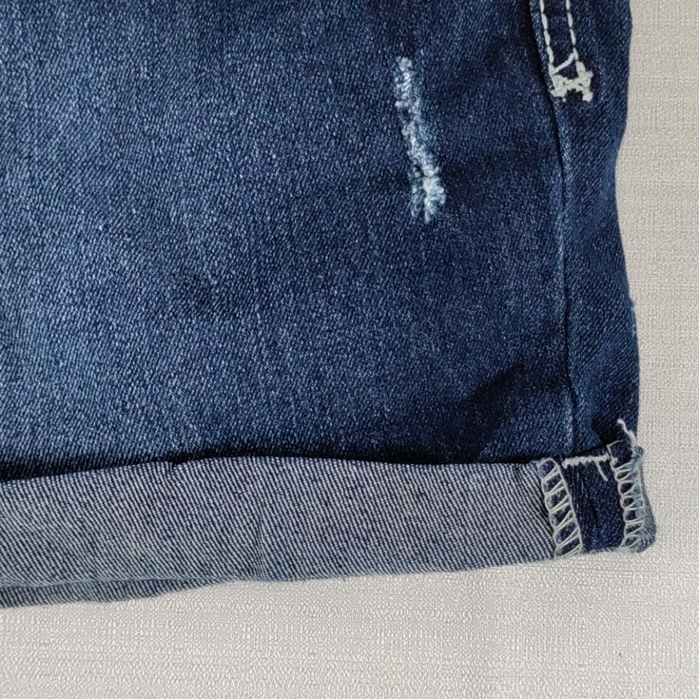 Amethyst Jeans Dark Blue Denim Jean Shorts - Picture 8 of 11